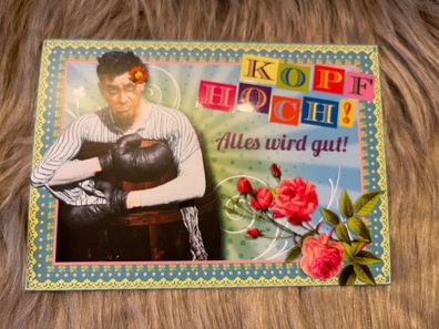 Lustige Postkarte * Kopf hoch! * 8129-11