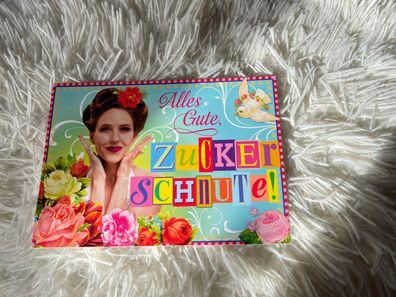 Nostalgische Postkarte, Alles Gute Zuckerschnute! 8129-38B