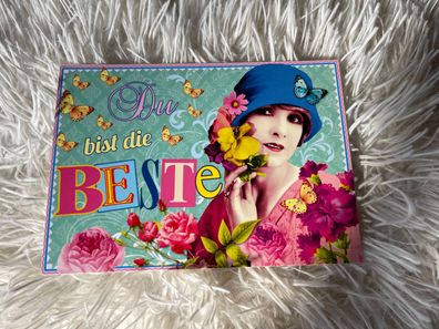 Witzige Postkarte, Du bist die Beste, 8129-34A
