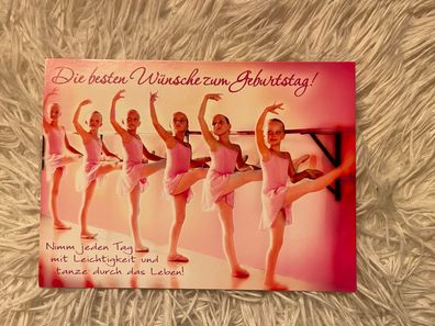 Postkarte Die besten Wünsche um Geburtstag