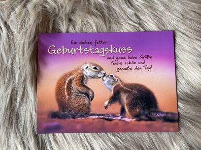 Postkarte, Geburtstagskuss, 8129-20, Cartolini
