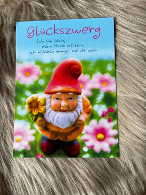 Postkarte, Glückszwerg, 8129-32