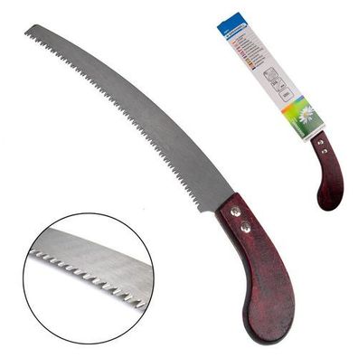 Astsäge Gebogen Gartensäge Hand Baum Frische Äste Stahl Säge Holz Griff 310mm