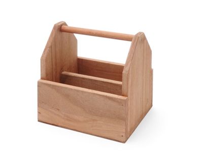 Hendi Menue und Besteckkasten aus Holz