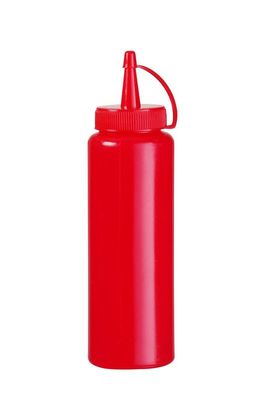 HENDI Sossenspender aus Kunststoff in rot 0,35 Liter