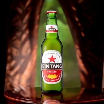24 x Flaschen Bintang Bier - Pils aus Indonesien