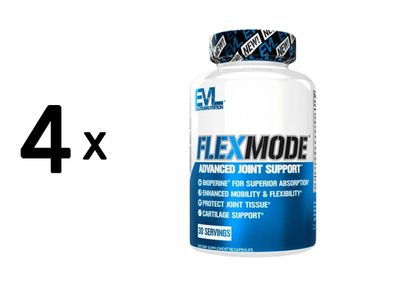 4 x EVL Nutrition FlexMode (90 Caps) Unflavored