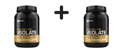 2 x Optimum Nutrition 100% Whey Gold Isolate (2.05lbs) Vanilla