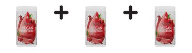 3 x Peak Fruity Vegan Protein (400g) Sour Cherry