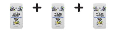 3 x Peak Yummy Vegan Protein (450g) Blueberry Vanilla