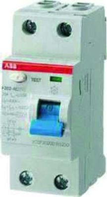 1St. ABB F202-16/0,01 2CSF202101R0160 compact fi-schalt. 2pol.16/0,01a system pro m c