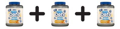 3 x Applied Nutrition Critical Oats Protein Porridge, Golden Syrup - 3000g