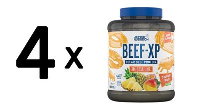 4 x Applied Nutrition Beef-XP, Tropical Vibes - 1800g