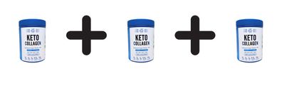3 x Applied Nutrition Keto Collagen, Unflavoured - 325g