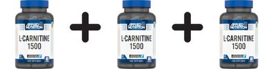 3 x Applied Nutrition L-Carnitine - 120 capsules