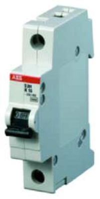 1St. ABB S201-K16 2CDS251001R0467 compact Sicherungsautomat 1P. K16A