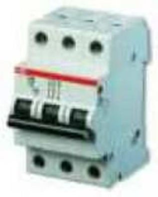 1St. ABB S203-B6 2CDS253001R0065 compact Sicherungsautomat 3P. B6A Sys. pro M compact