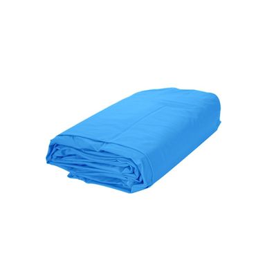 Poolfolie Rund Blau 90cm 0,4mm Überlappend Austauschfolie Innenhülle