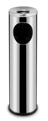 Hendi Aschenbecher mit Mülleimer Standmodell 15 Liter 200mm aus Edelstahl