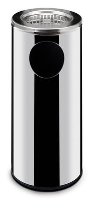 Hendi Aschenbecher mit Mülleimer Standmodell 33 Liter 240mm aus Edelstahl