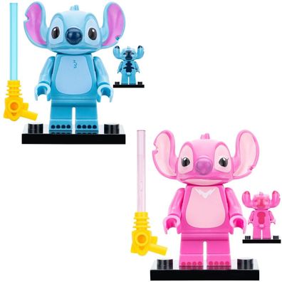 Stich Angel Lilo Disney´s Experiment 626 Klemmbausteine 100%Cobi Cada kompatibel