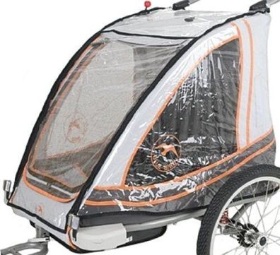 BLUE BIRD Regenüberzug Für Kinderanhänger (Zweisit für Anhänger m