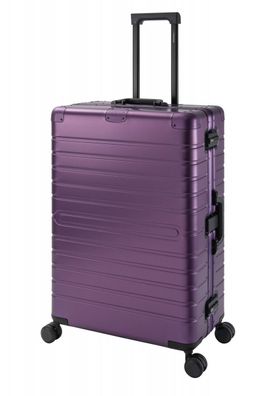 Travelhouse Oslo Reisekoffer L - 100% Aluminium Hartschale TSA-Schloss 4x 360° Rollen