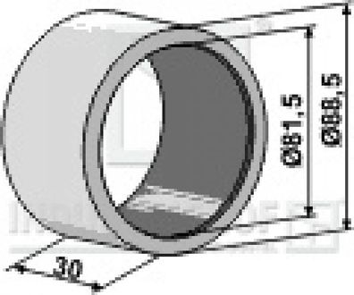 Krümlerwalzen Zubehör Staubring - Ø88,5 Außendurchmesser