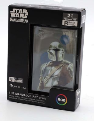 Seagate The Mandalorian Drive Special Edition FireCuda Externe Festplatte 2 TB