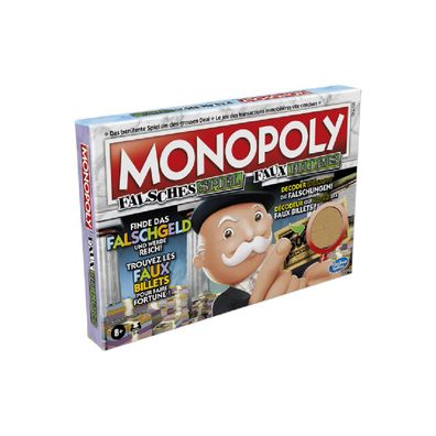 Hasbro Monopoly Falsches Spiel – Zweisprachig DE/FR – Brettspiel ab 8 Jahren