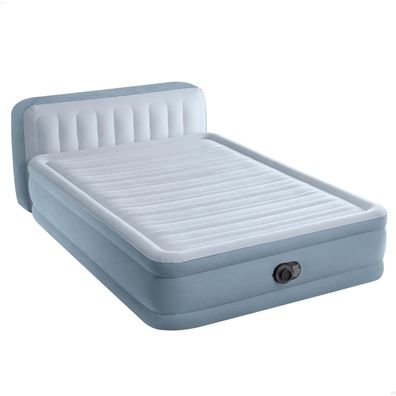INTEX 64450ND Luftbett DuraBeam Headboard Queen 236x152x86cm mit Pumpe Gästebett