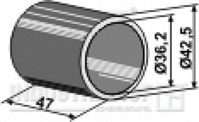 Krümlerwalzen Zubehör Lagerbuchse