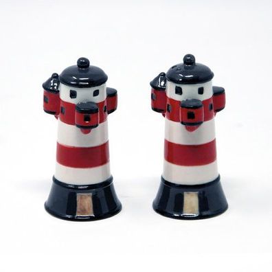 Pfeffer + Salzstreuer Leuchtturm Roter Sand