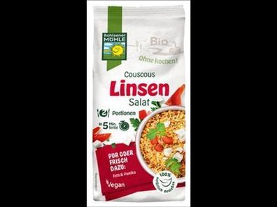 Bohlsener Mühle 3x Bio Couscous Linsen Salat 165g