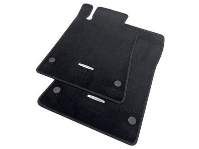 Original Fußmatten SLK SLC Mercedes-Benz Velours schwarz R172 Teppich Stoff 2x