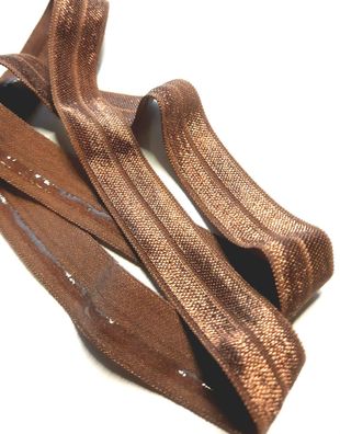 1m x 15mm Falzgummi antirutsch mit Silikon StreifenSatinglanz Farbe Braun