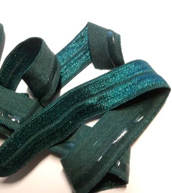 1m x 15mm Falzgummi antirutsch mit Silikon StreifenSatinglanz Farbe Petrol