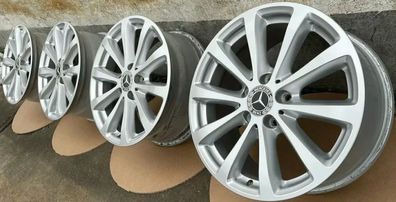 4x Original Mercedes E Klasse W213 S213 17 Zoll Alufelgen A2134011300 7,5JX17 ET40