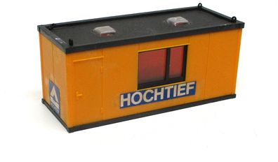 Spur H0 Container 20ft Baucontainer Hochtief (1:87)(Z96-03)
