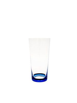 Longdrinks Jive (bau - schwarz) 400 ml 6er Set Kristallglas Bohemia