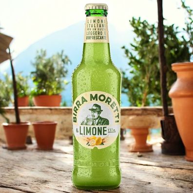 12 x Birra Moretti - Das Sommerradler aus Italien mit 1,3% Vol