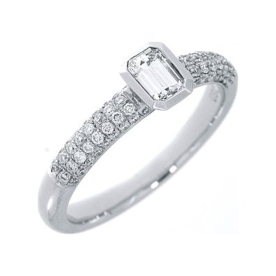 Luna Creation Promessa Solitairering mit Seitenbesatz 1E333W854-1 - Weite 54