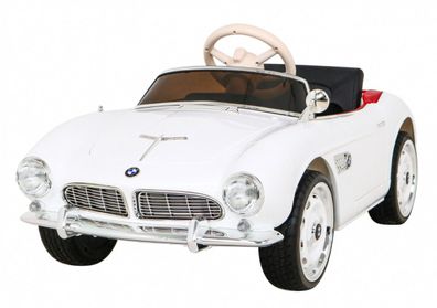 BMW 507 Retro Oldtimer - weiß - Kinderauto - Kinder Elektroauto