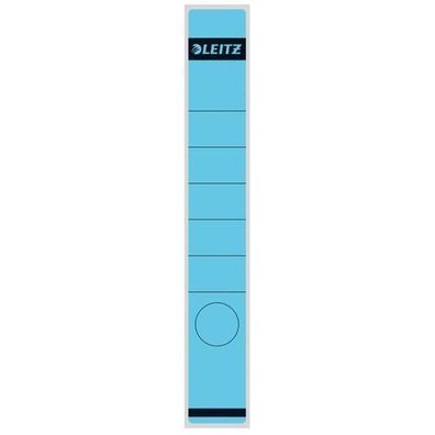 LEITZ Rückenschild lang schmal blau selbstklebend VE10 1648-00-35