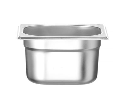 Hendi GN-Behälter Budget Line GN16 1,6 Liter aus Edelstahl AISI 201