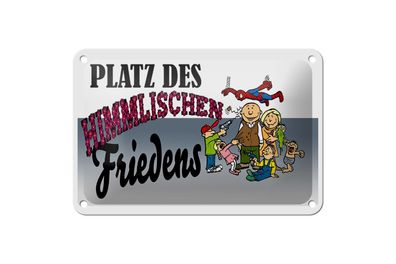 Blechschild 18 x 12 cm Platz des himmlischen Friedens