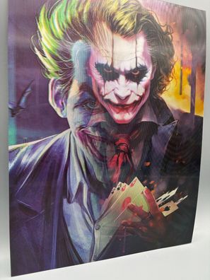 3D-Bild/Effekt-Flip-Batman-Joker-Flip Comicfigur-30x40cm-ohne Rahmen