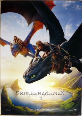 Drachenzähmen leicht gemacht - Original Kinoplakat A0 - Mason Thames - Filmposter