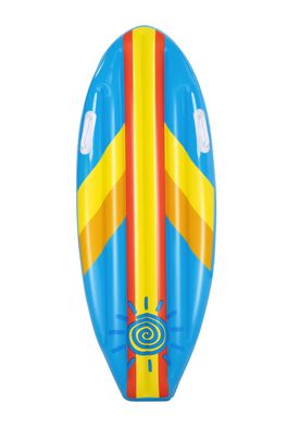 Kinder-Surfboard Stars and Flowers 114 x 46 cm - Farbe: Blau