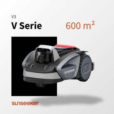 Sunseeker V3 - Mähroboter für bis zu 600m² mit App-Steuerung & RTK-GPS